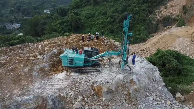 助力绿色矿山建设，米兰平台-米兰(中国)
智能“凿岩先锋”SWDH系列顶锤钻机大展身手